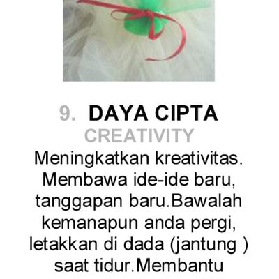 09 daya cipta creativity crystal remedy