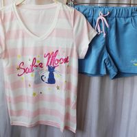 Harajuku Sailor Moon Pajamas Leisure Wear Set Free Ship SP140649 - Thumbnail 2