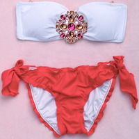 Rose Blends Lady sexy Bikini S/M/L ALSJ-3017-32Rose - Thumbnail 1