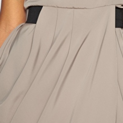 Elasticated waist tulip dress