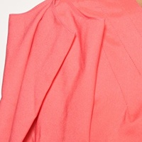 One Shoulder Pleated Sleeve Top - Thumbnail 3