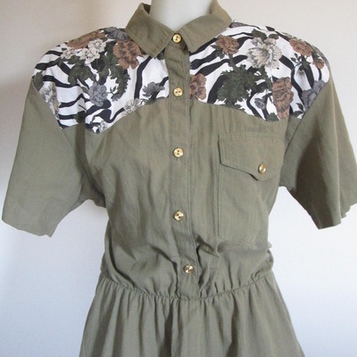 Vintage shirt dress