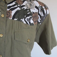 Vintage Shirt Dress - Thumbnail 3