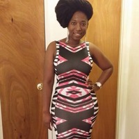 Cross Print Bodycon - Thumbnail 3