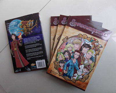 'shadowbinders: book one' softcover graphic novel