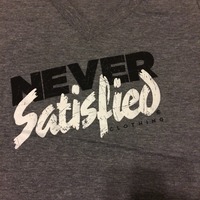 Girls Grey Deep V Tee - Black and White / NSC - Thumbnail 1