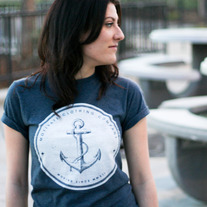 Anchor Shirt - Heather Navy
