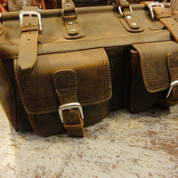 Warrior Leather Travel Bag - Thumbnail 4
