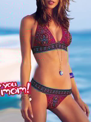 Red Blends Lady Sexy Bikini S/M/L ALSJ-3013-25Red