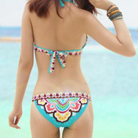 Red Blends Lady Sexy Bikini S/M/L ALSJ-3013-25Red - Thumbnail 3