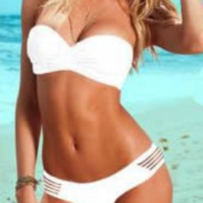 White blends lady sexy bikini s/m/l alsj-3009-25white