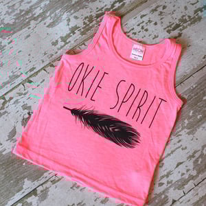 Okie Spirit Tank- Neon Pink