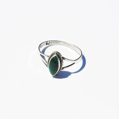 Vintage malachite ring