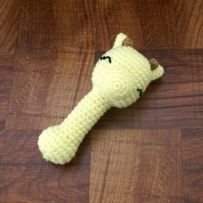 Gabby, the giraffe rattle