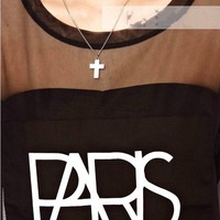 Paris Mesh Top - Thumbnail 1
