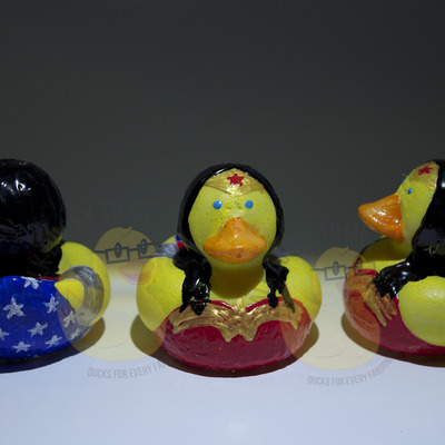 Wonder woman rubber duck