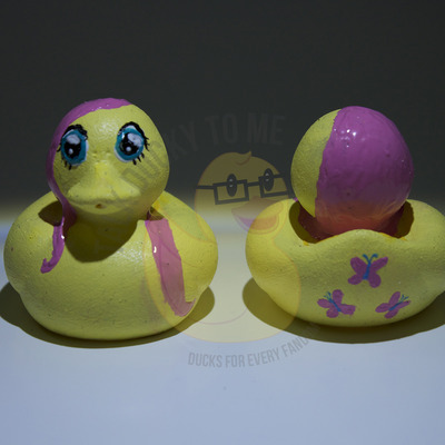 Mlp flutter shy rubber duck
