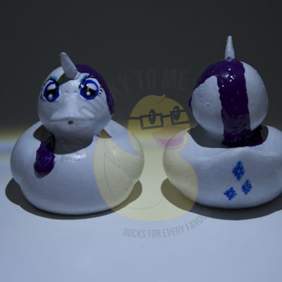 Mlp rarity rubber duck