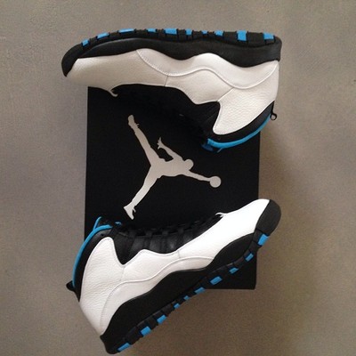 Air jordan 10 retro "powder blue"