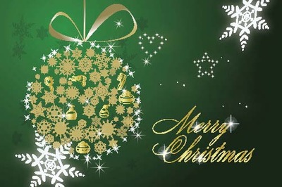 Merry christmas bulb pc8h