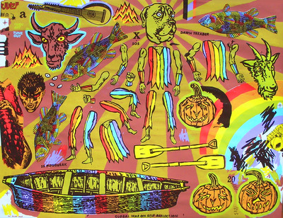 BODY PARTS 20 RAINBOW CANOE