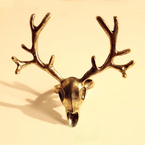 Deer Antler Ring