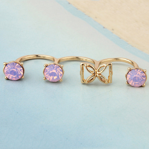 3 Finger Bowknot Ring