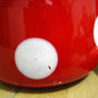 RED Color Dot Pattern 1.1Liter Enamel Teapot Making Tea & Coffee Home Office Use - Thumbnail 3