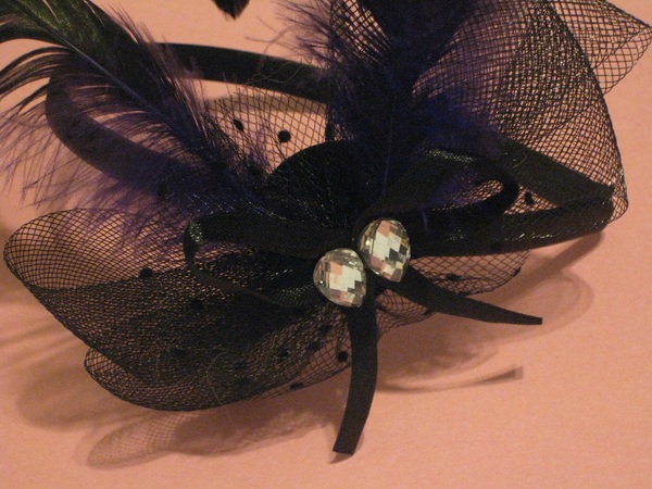 Purple Feather Headband