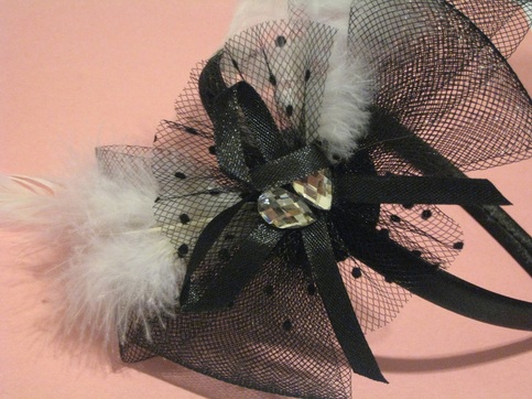 White Feather Headband