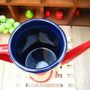 RED Color 1.1 Liter Enamel Steel Multiple Daily Use Teapot Good for Coffee & Tea - Thumbnail 1