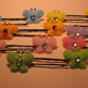 Rhinestone Butterfly Hair Clips - Thumbnail 1