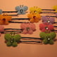 Rhinestone Butterfly Hair Clips - Thumbnail 2