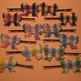 Flannel Bow Hair Clips - Thumbnail 1