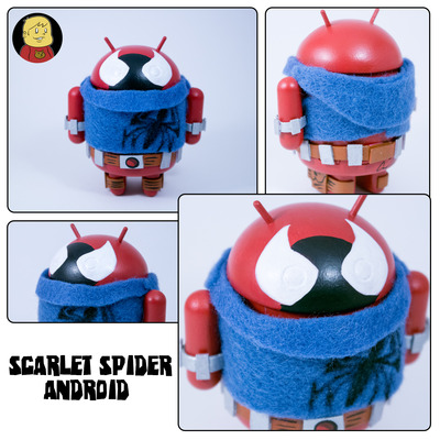 Spiderman scarlet spider android custom