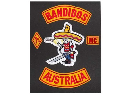 NEW FREE SHIPPING BIKERS EMBROIDERY SUPPORT BANDIDOS MC 1% AUSTRALIA FOR JACKET
