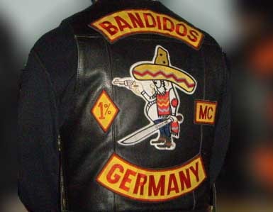 NICE FREE SHIPPING BIKERS EMBROIDERY SUPPORT BANDIDOS MC 1% GERMANY FOR JACKET