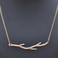 Bronze Cast Branch Necklace - Thumbnail 2