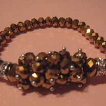 Aurum Crystal Stretch Bracelet