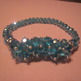 Aquamarine Crystal Stretch Bracelet - Thumbnail 2