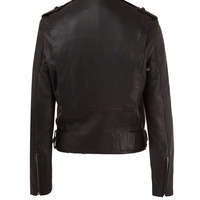 women black biker Leather Jacket women biker Leather Jacket - Thumbnail 1