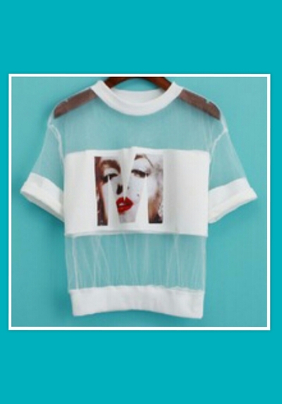 Marilyn crop top_white