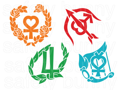 Crystal Sailor Scout set