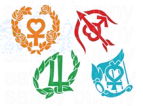 Crystal Sailor Scout set