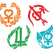 Crystal Sailor Scout set