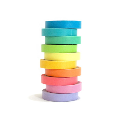 Washi tape set: mini rainbow