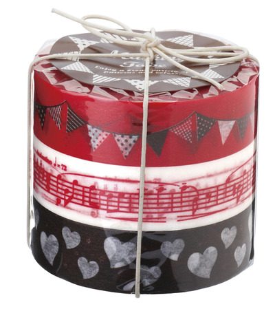 Washi tape: Garland in Red