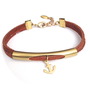 Charmed Leather Bracelet Anchor-1