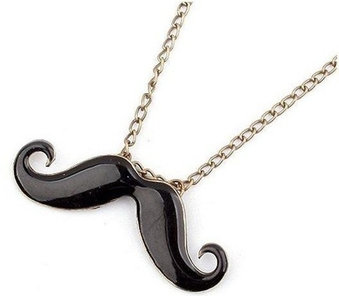 Mustache Necklace