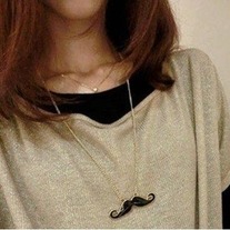 Mustache Necklace - Thumbnail 1